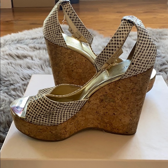 Authentic Jimmy Choo leather platform wedges! - Picture 3 of 10